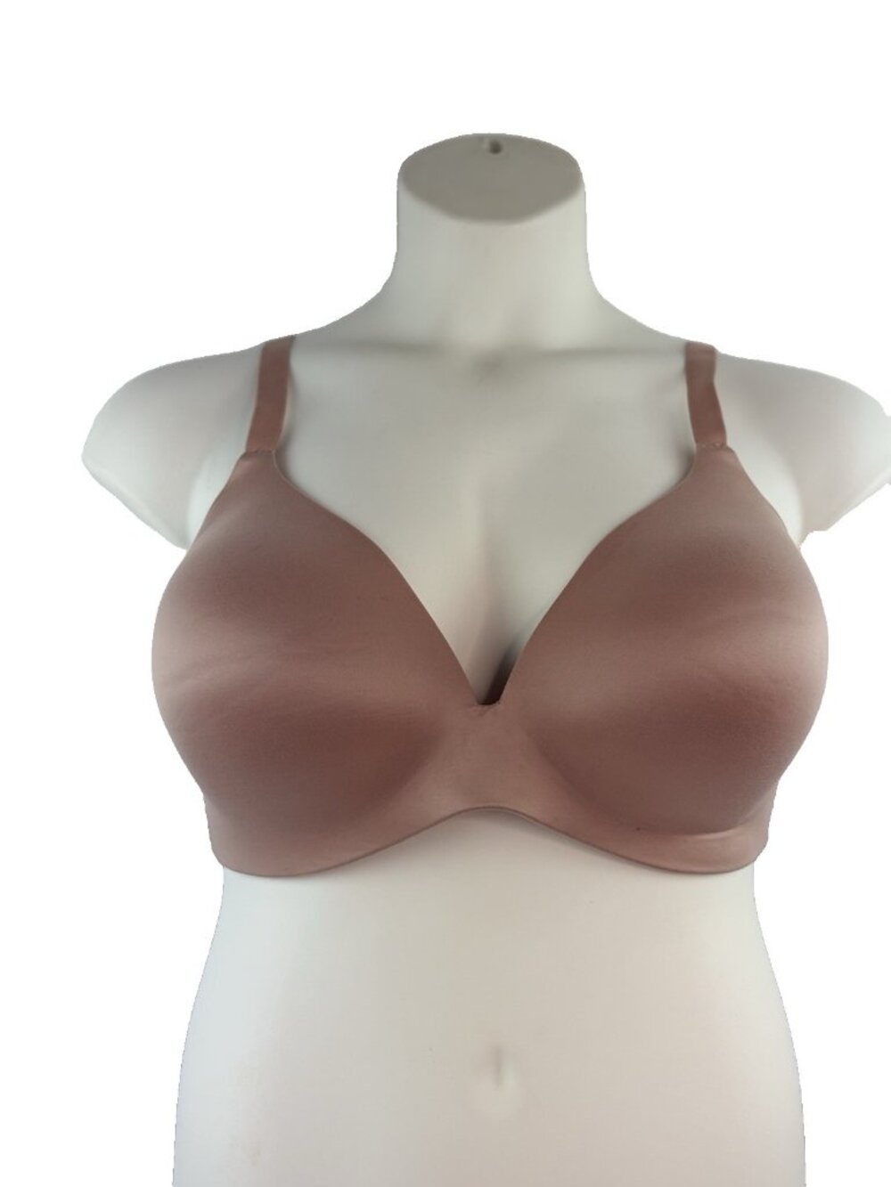 *Victoria's Secret Lined Semi Demi Cup T-Shirt Bra Womens 40DDD Nude Wireless